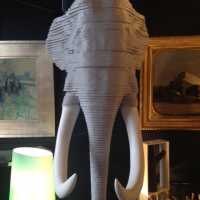 Sculpture éléphant, épreuve d’artiste, résine, signée, Michel Audiard, 2014