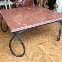 Table basse en fer forgé