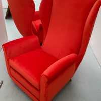 Paire de fauteuils dans le goût de Gio Ponti