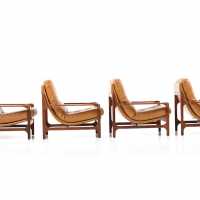suite de 4 fauteuils danois ca 60
