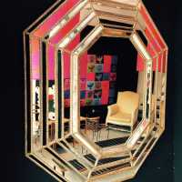 Miroir en bois doré