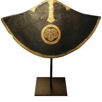 JAPON EDO coiffe  de samouraï en cuir