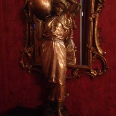 plâtre femme statue sculpture  