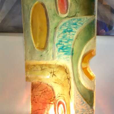 resin sculpture 1970 / vintage