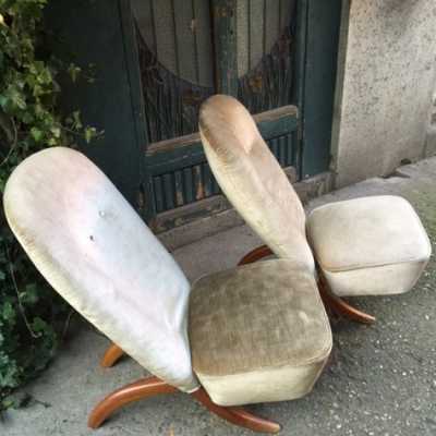 PAIRE DE CHAUFFEUSES