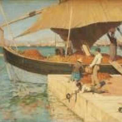 Hulie sur toile de Frédéric montenard