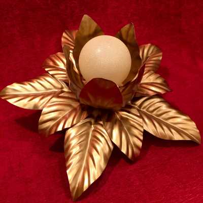 plafonnier fer doré ceiling light gold