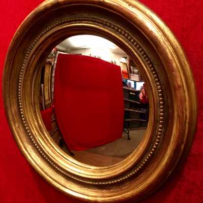 miroir mirror doré sun convex convexe sorcière witch golden