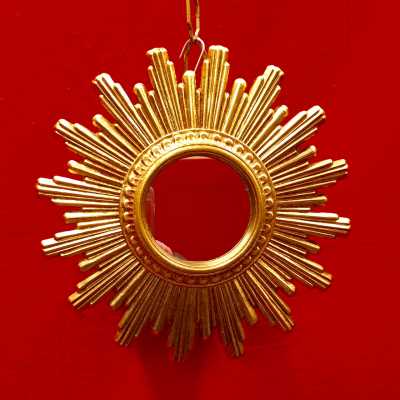 miroir mirror doré sun convex convexe sorcière witch golden