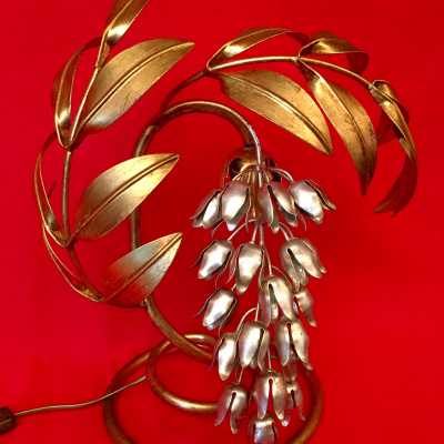 lampe lamp silver golden doré argenté