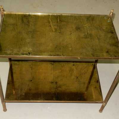 1950/70 'Home Shelf Rings Brass and Bronze Olympic Flames with Round Feet