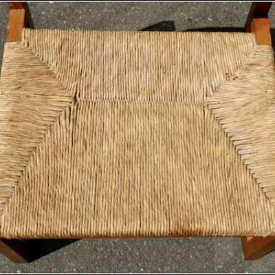 1963 Javier Carvajal Chair with Leather Backrest