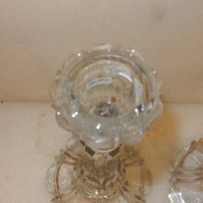 1950 'Baccarat Pair of Candlesticks for Candlesticks