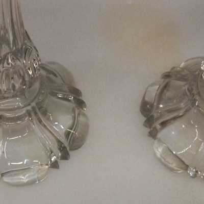 1950 'Baccarat Pair of Candlesticks for Candlesticks
