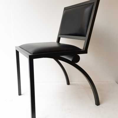 Jean-michel Wilmotte _ Chaise "Cylindre" _ ACADEMY _ circa: 1980