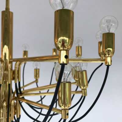 brass chandelier 1970 staff
