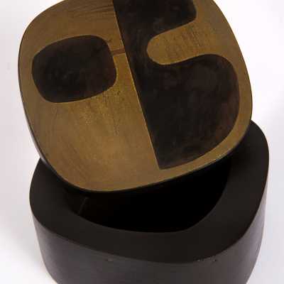 Brasswood box c. 1960 6 1970