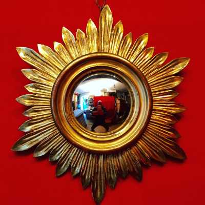 mirror golden mirror sun convex convex witch golden witch