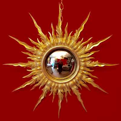mirror golden mirror sun convex convex witch golden witch