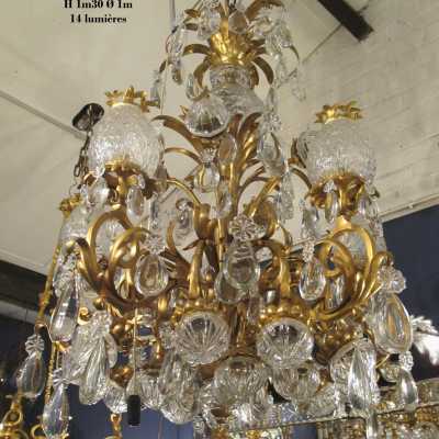 Chandelier BACCARAT - Carpentier Antiquités