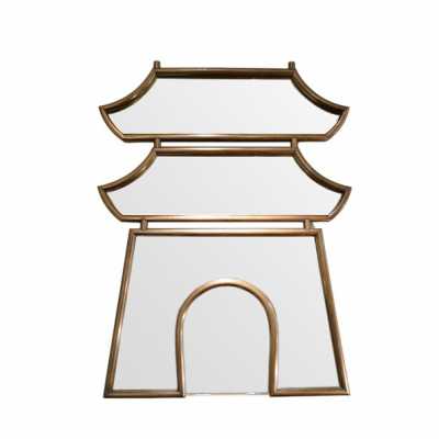 Pair of Pagode mirrors, Maison Jansen