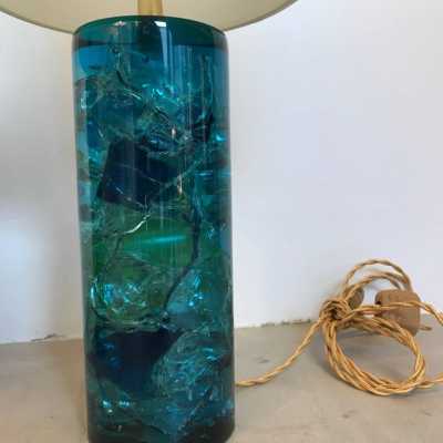 fractal resin lamp