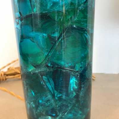 fractal resin lamp