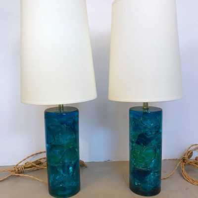 fractal resin lamp