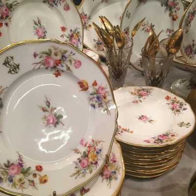 Table service, Porcelain of Paris, c. 1880