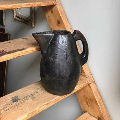 Pitcher, wood, late nineteenth
