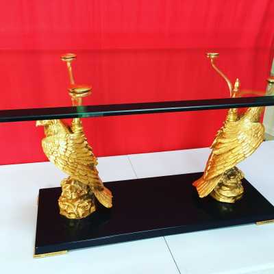 Italian golden eagle coffee table