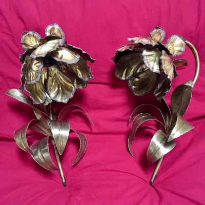 gold iron lightfixture