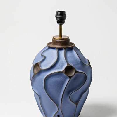 Ceramic lamp by Hervé Taquet.