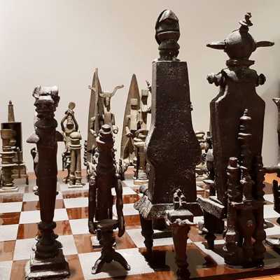 Chess Game, Vic Gentils, 1967