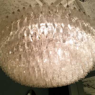 Carlo Scarpa chandelier for Venini