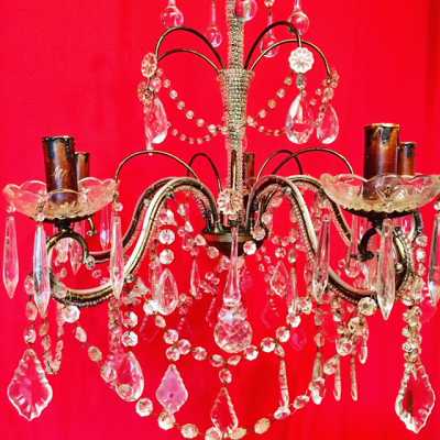 paire lustre cristal