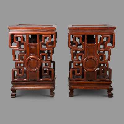 Pair of consoles, China circa 1850