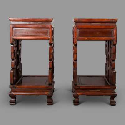 Pair of consoles, China circa 1850