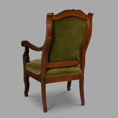 Pair of Louis Philippe armchairs, c. 1830