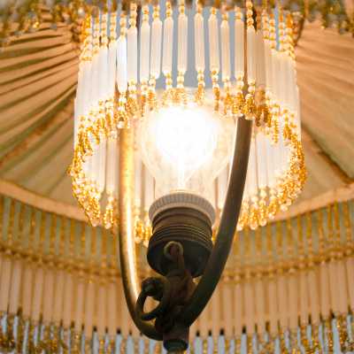 Great Art Nouveau suspention, circa 1900