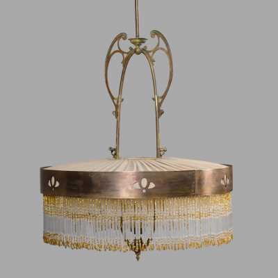 Great Art Nouveau suspention, circa 1900