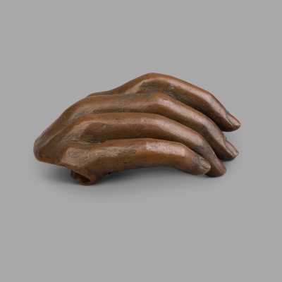 Fragment of bronze hand, late nineteenth