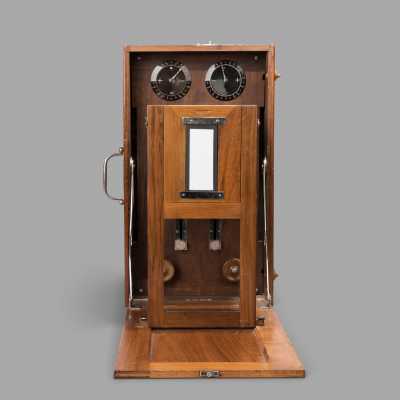 Self-visiometer with billboard, circa 1920