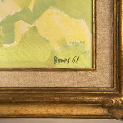 Oil on canvas, Francisco Borès (1898 - 1972), 1961