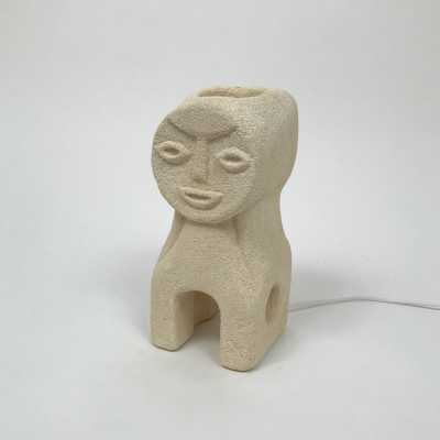 Stone lamp by Albert Tormos.