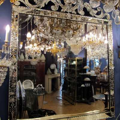 Miroir ancien français 1880