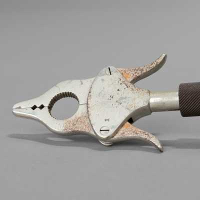 Arm Prosthesis with Left Arm Tool Clip Prothesis with Gripping Tool