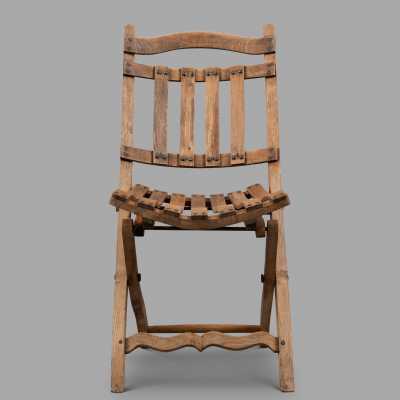 wooden folding chairs, circa 1900 Wooden Folding Chairs