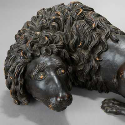 Time Keeper Carved Wood Dog Early Nineteenth Carved Wood Dog