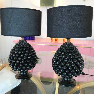 Firlaro ceramic pineapple lamp